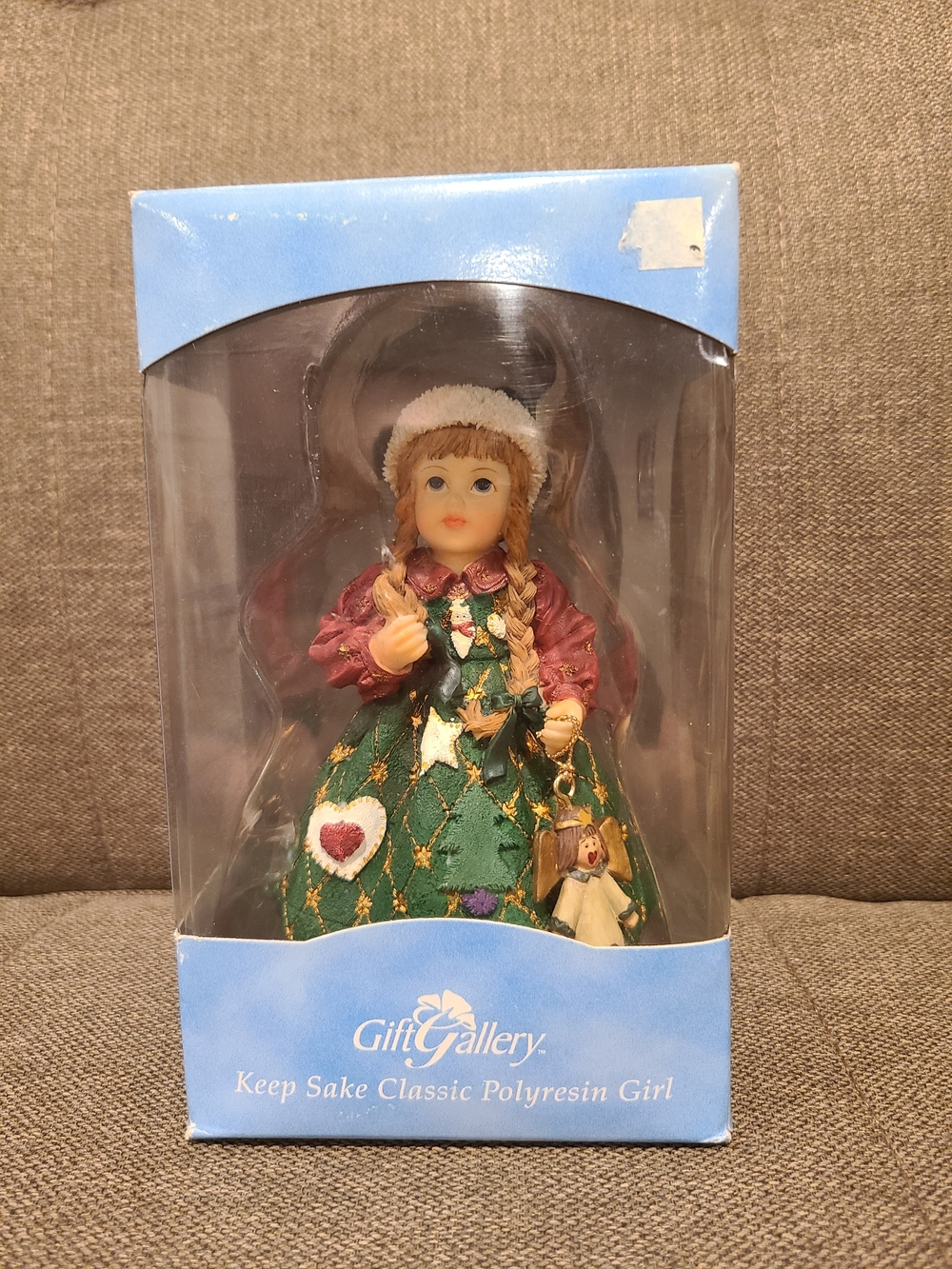 Kmart Gift Gallery Keep Sake polyresin classic girl doll - Christmas Decor